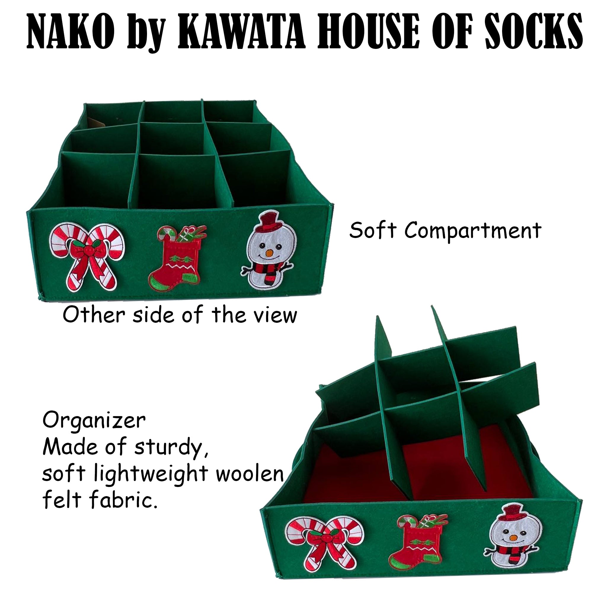 eagrai-compartment-organizer-christmas-green-box-kawata-house-of-socks