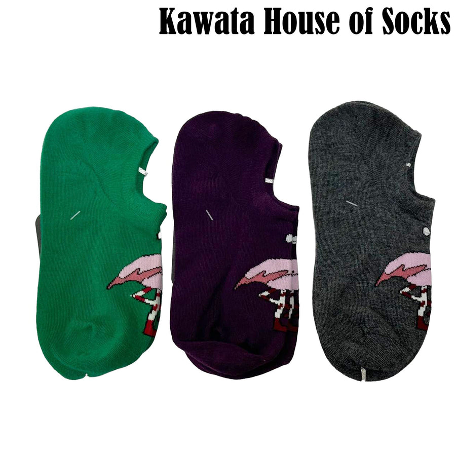 Low Cut Ankle Socks - Flamingo Christmas Socks