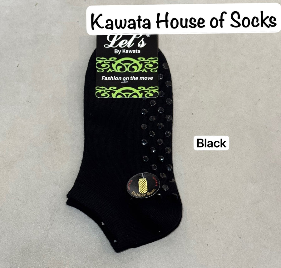 [Kawata] Anti-Slip Ankle Socks for Women (Non-Padded)