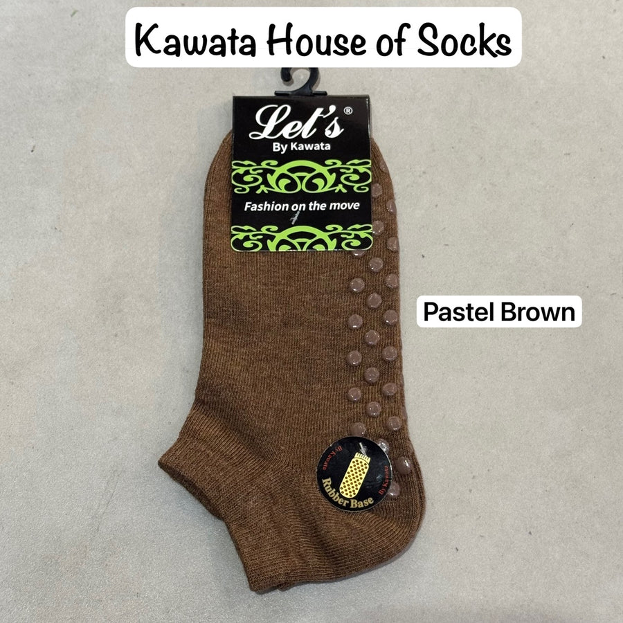 [Kawata] Anti-Slip Ankle Socks for Women (Non-Padded)