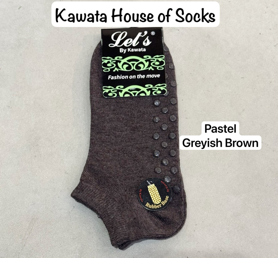 [Kawata] Anti-Slip Ankle Socks for Women (Non-Padded)