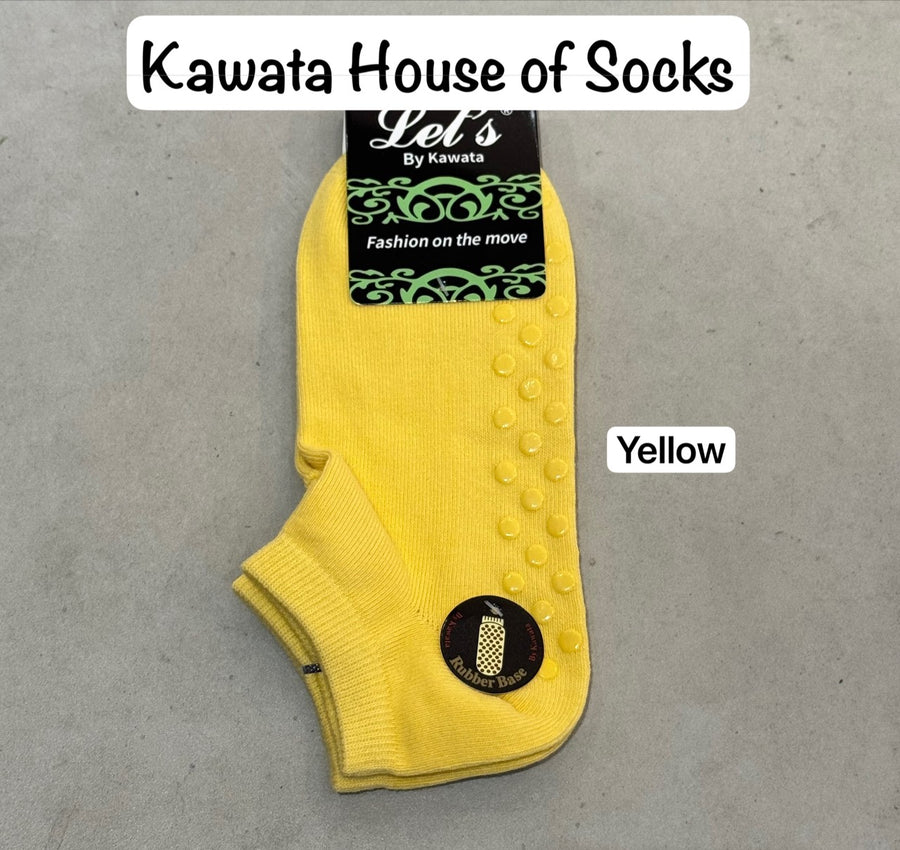 [Kawata] Anti-Slip Ankle Socks for Women (Non-Padded)