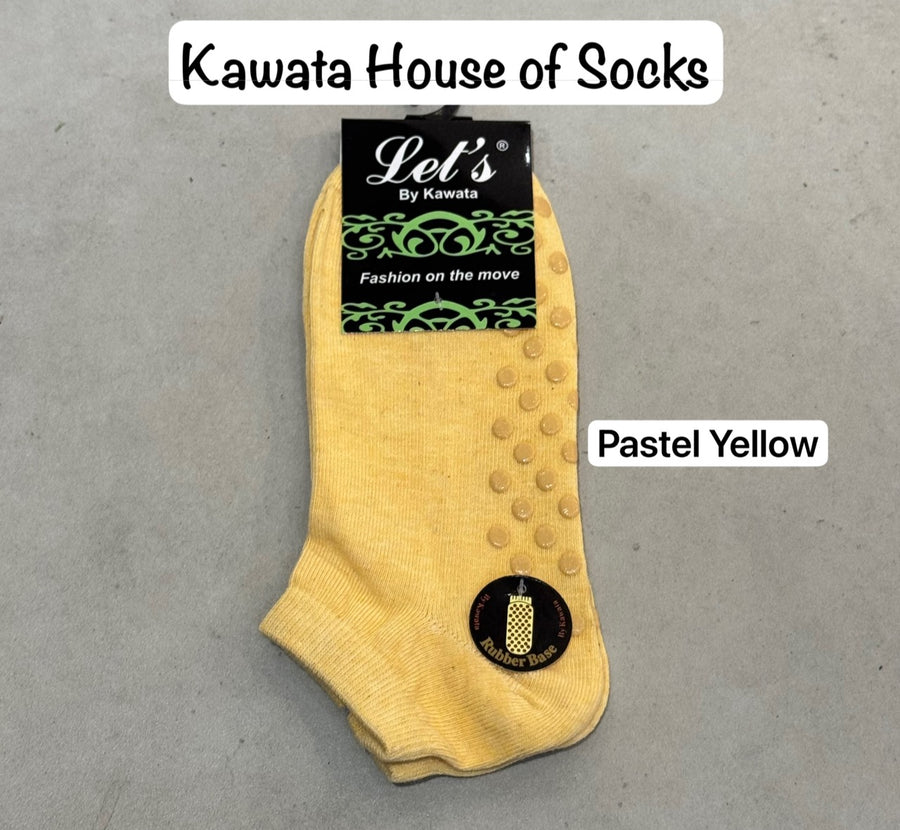 [Kawata] Anti-Slip Ankle Socks for Women (Non-Padded)