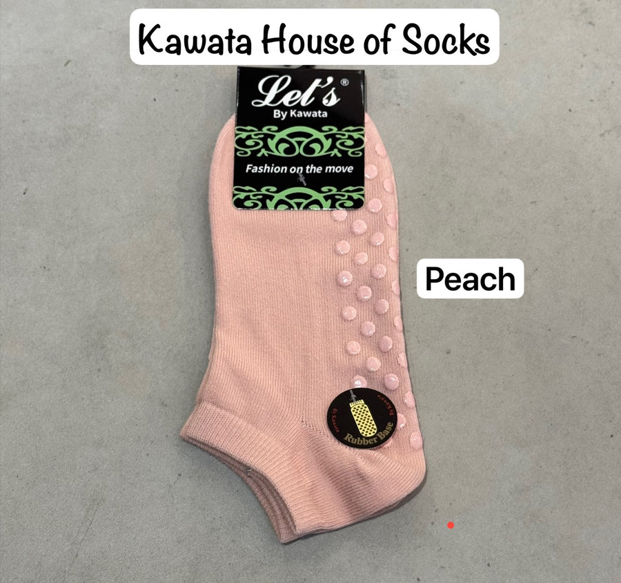 [Kawata] Anti-Slip Ankle Socks for Women (Non-Padded)