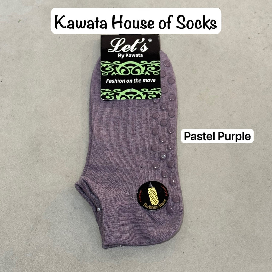 [Kawata] Anti-Slip Ankle Socks for Women (Non-Padded)