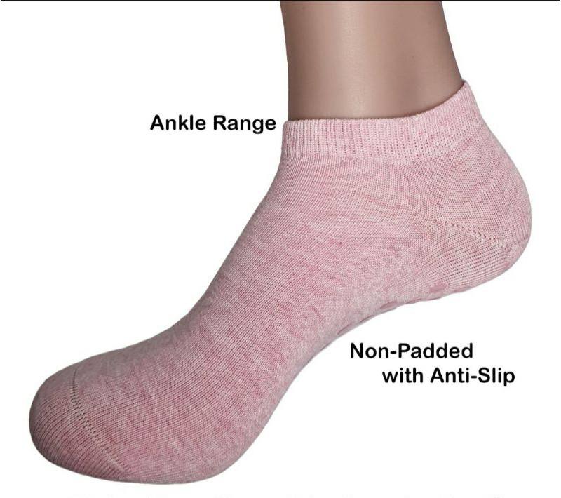 [Kawata] Anti-Slip Ankle Socks for Women (Non-Padded)