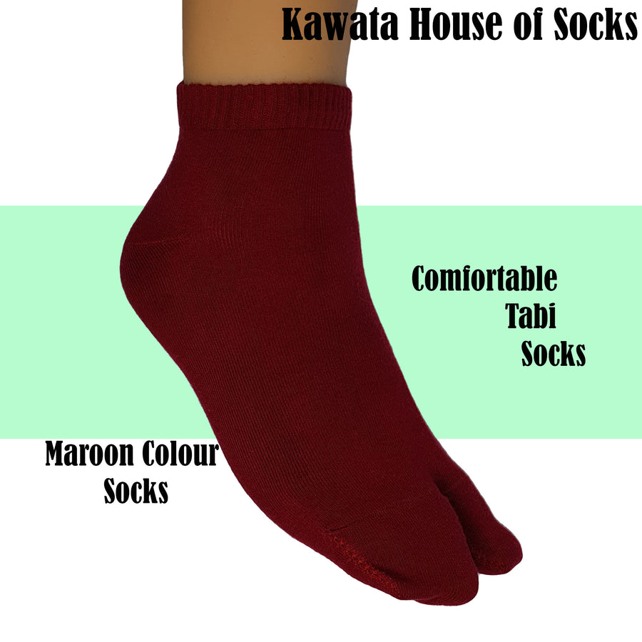 Plus Size Tabi Socks | Plus Size Ankle Two Toes Socks